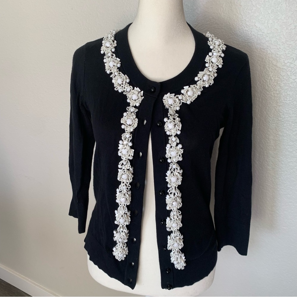 Kate Spade beaded cardigan size xxs
